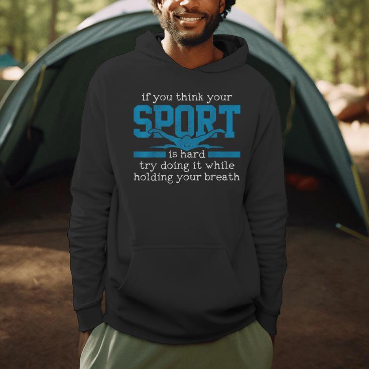 Swimmer Swimming Sports Quote Men Hoodie Swimmer Swimming Sports Quote Men Hoodie