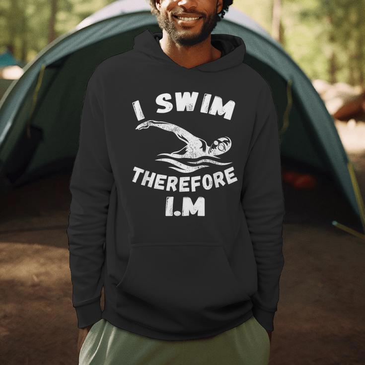 Swimming Competitive Freestyle Swim For Swimmer Men Hoodie