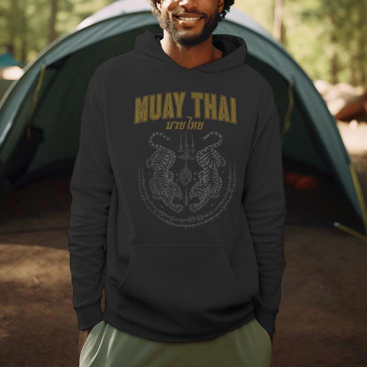 Twin Tiger Sak Yant Muay Thai Men Hoodie Twin Tiger Sak Yant Muay Thai Men Hoodie