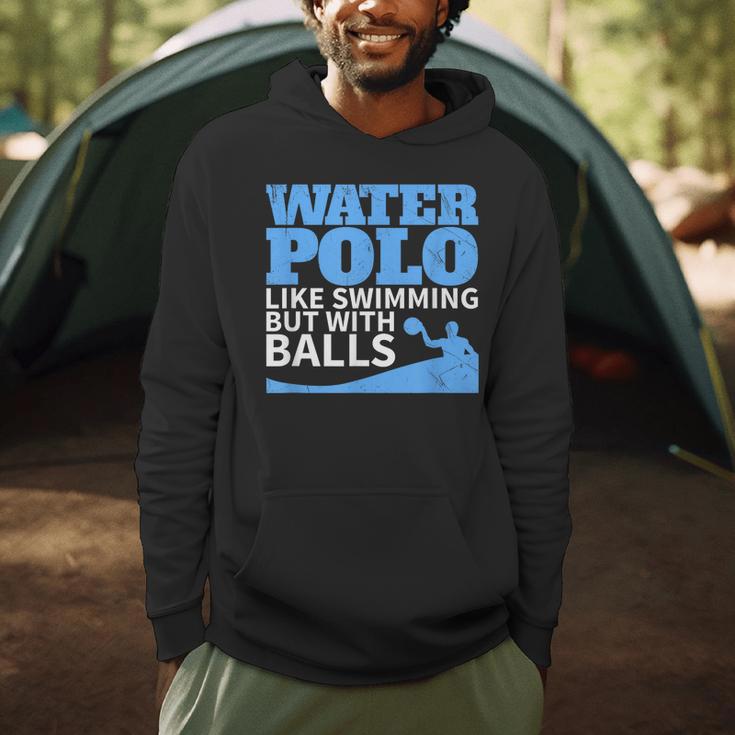 Water Polo Like Swimming But With Balls T-Shirt Men Hoodie