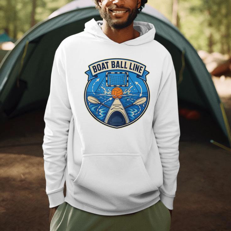 Boat Ball LINE Kayak Polo Canoe Team Raglan Baseball Tee Men Hoodie