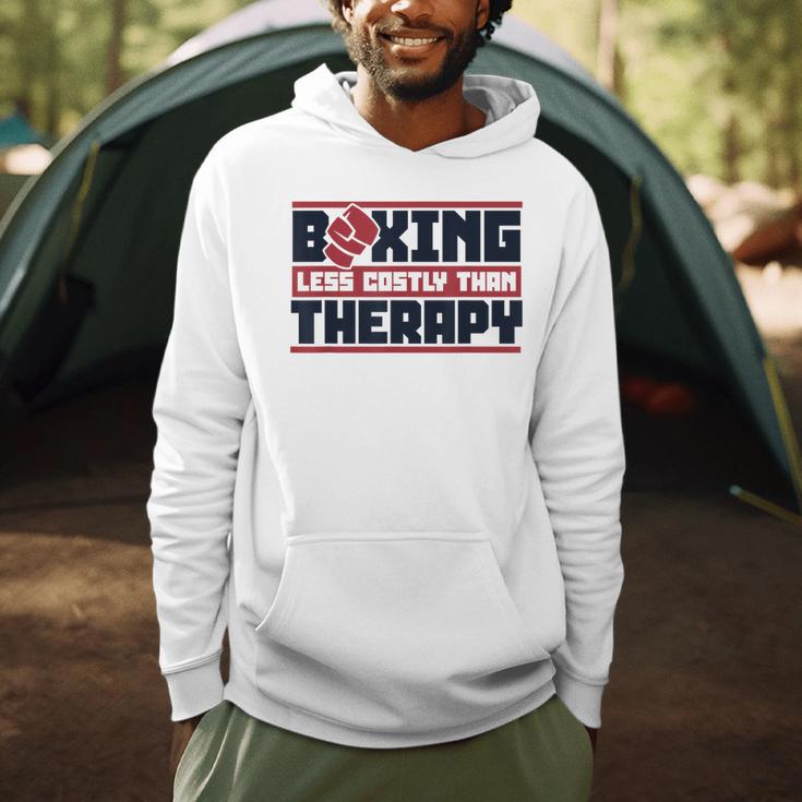 Boxing Less Costly Than Therapy Muay Thai Boxing Men Hoodie Boxing Less Costly Than Therapy Muay Thai Boxing Men Hoodie
