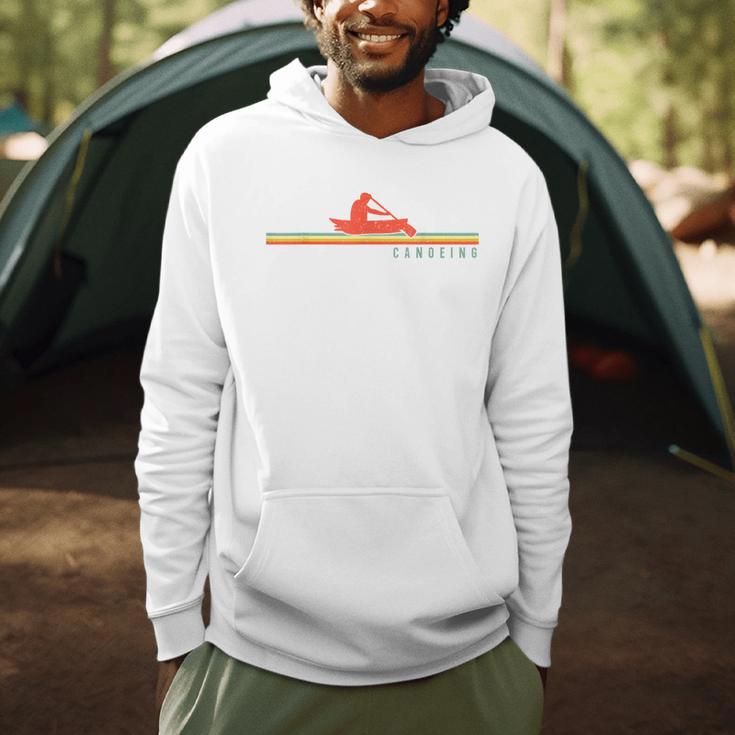 Canoe Canoeing Retro Vintage Canoeing Men Hoodie