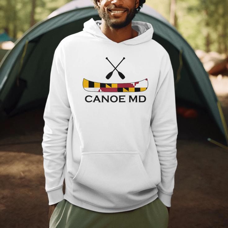 Canoe Maryland Raglan Baseball Tee Men Hoodie