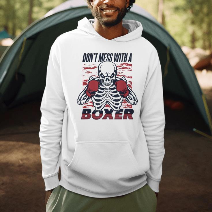 Don't Mess With A Boxer Kickboxer Fan Muay Thai Boxing Men Hoodie Don't Mess With A Boxer Kickboxer Fan Muay Thai Boxing Men Hoodie