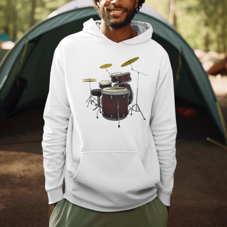 Drummer Drum Kit Premium Tri-Blend Men Hoodie Drummer Drum Kit Premium Tri-Blend Men Hoodie
