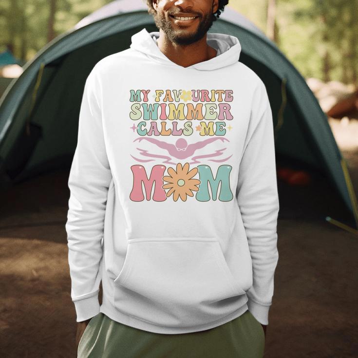 Favourite Swimmer Calls Me Mom Swimming Mom Female Swimmer Men Hoodie Favourite Swimmer Calls Me Mom Swimming Mom Female Swimmer Men Hoodie