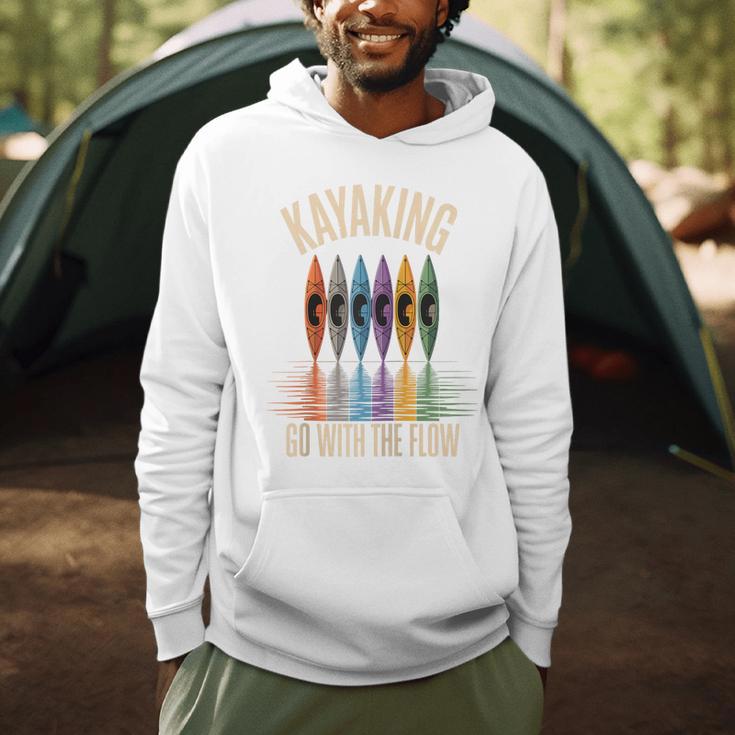 Kayak And Canoe Lake Fun Raglan Baseball Tee Men Hoodie