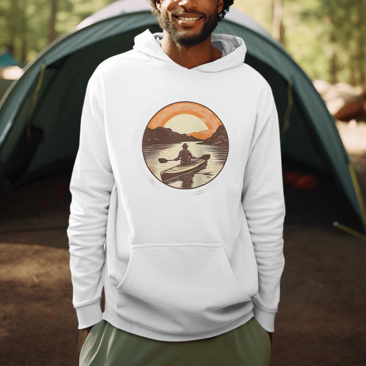 Kayak Kayaker Canoes-Boating Water-Paddle Canadier-Canoe Raglan Baseball Tee Men Hoodie