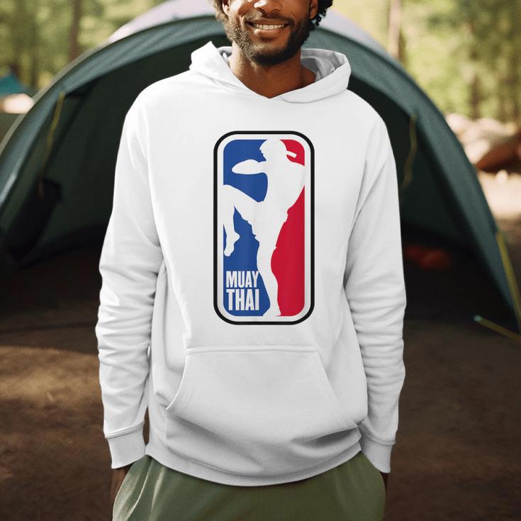 Muay Thai Fighter Retro Kickboxing MMA Training Men Hoodie Muay Thai Fighter Retro Kickboxing MMA Training Men Hoodie