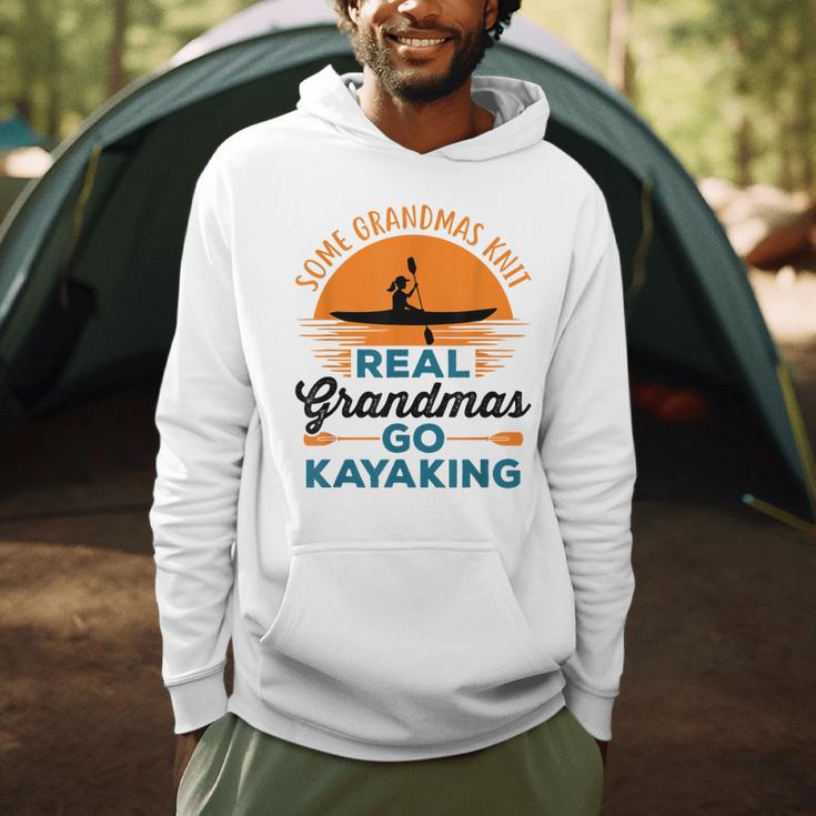 Real Grandmas Go Kayaking Yak Kayak Women Canoe Kayaker Men Hoodie