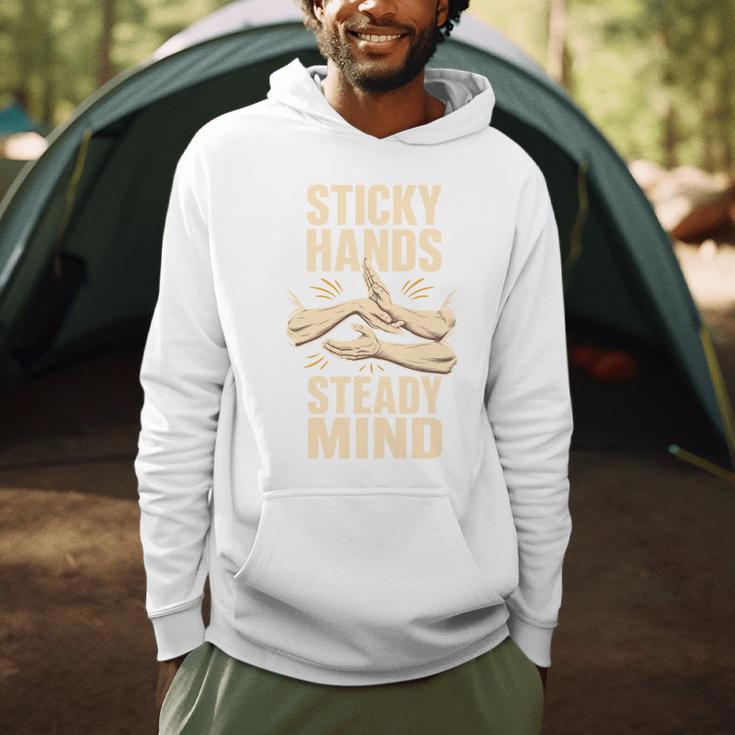 Sticky Hands Steady Mind Muay Thai Boxing Men Hoodie Sticky Hands Steady Mind Muay Thai Boxing Men Hoodie