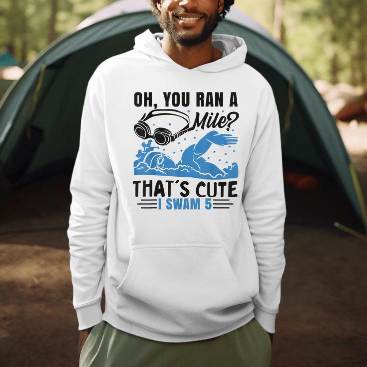 Swimmer Swimming Men Hoodie