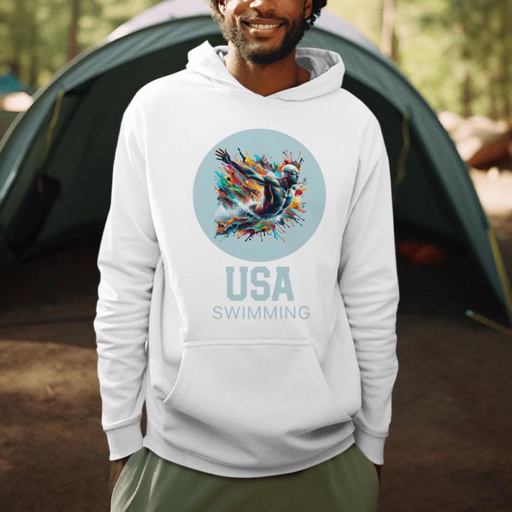 SWIMMING SPORT COMPETITIVE SWIM Men Hoodie SWIMMING SPORT COMPETITIVE SWIM Men Hoodie