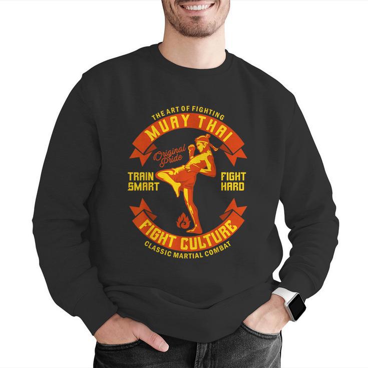 The Art Of Fighting Culture Muay Thai Men Graphic Sweatshirt