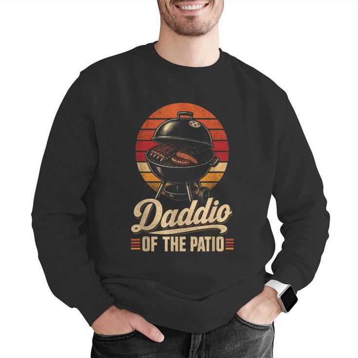BBQ Dad Daddio Of The Patio Fathers Day Grilling Men Graphic Sweatshirt