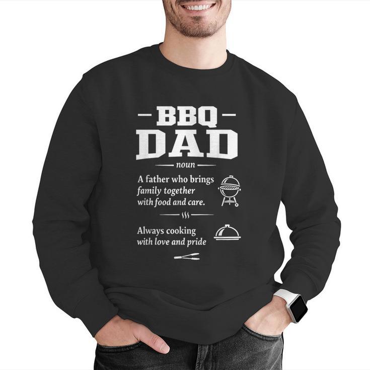 BBQ Dad Grilling Father Day Family Food Love Novelty Graphic Men Graphic Sweatshirt