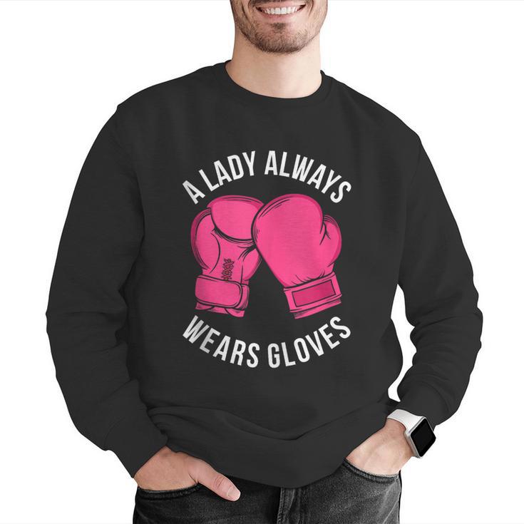 Boxing Gloves Muay Thai Women Girls Muay Thai Men Graphic Sweatshirt