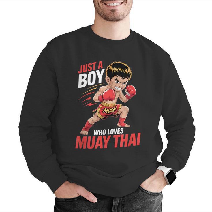 Boys Muay Thai Men Graphic Sweatshirt Boys Muay Thai Men Graphic Sweatshirt
