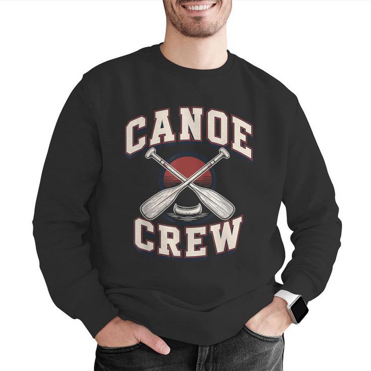 Canoe Crew Paddling Team Retro Graphic Men Graphic Sweatshirt Canoe Crew Paddling Team Retro Graphic Men Graphic Sweatshirt