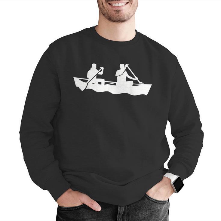 Canoe Paddlers Men Graphic Sweatshirt