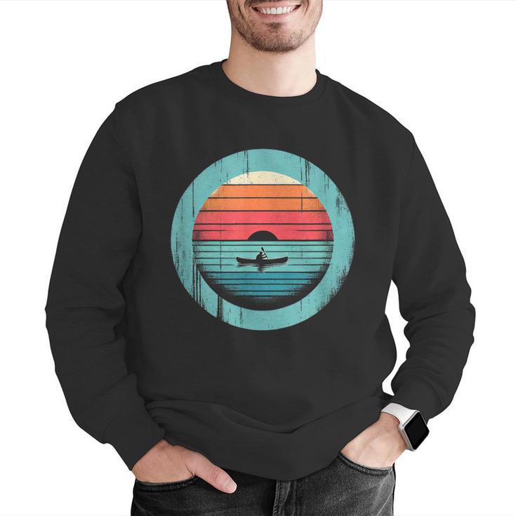 Canoe Sunset Men Graphic Sweatshirt