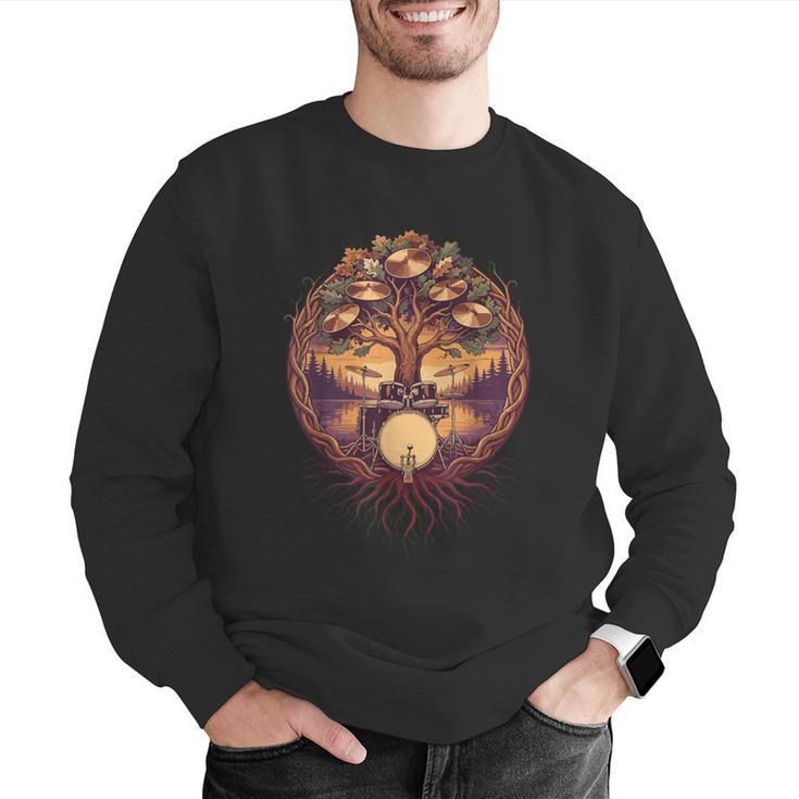 Drummer Drum Kit Musician Percussion Player Men Graphic Sweatshirt Drummer Drum Kit Musician Percussion Player Men Graphic Sweatshirt