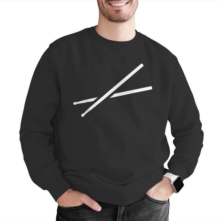 Drumsticks Drum Kit Men Graphic Sweatshirt Drumsticks Drum Kit Men Graphic Sweatshirt