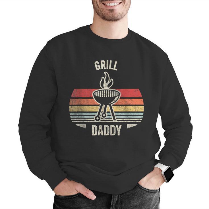 Grill Daddy BBQ Dad Retro Vintage Grilling Graphic Men Graphic Sweatshirt Grill Daddy BBQ Dad Retro Vintage Grilling Graphic Men Graphic Sweatshirt