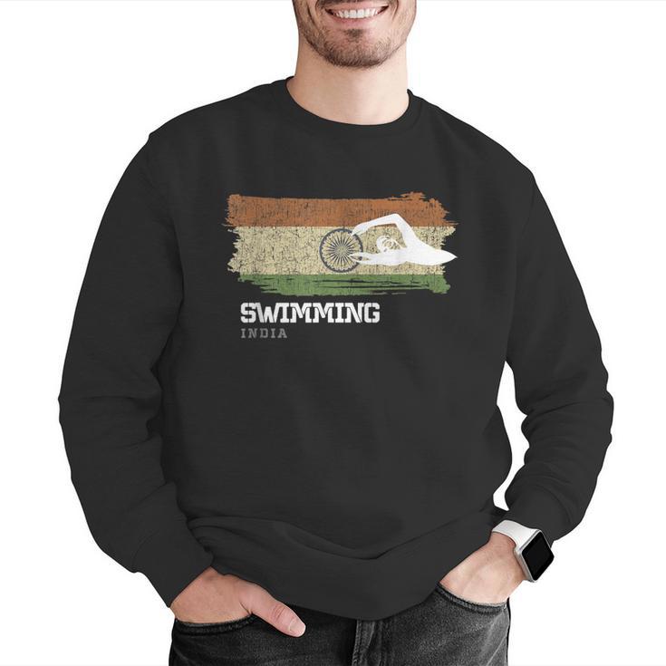 India Swimming Swimmer Water Sports Swimming Men Graphic Sweatshirt India Swimming Swimmer Water Sports Swimming Men Graphic Sweatshirt