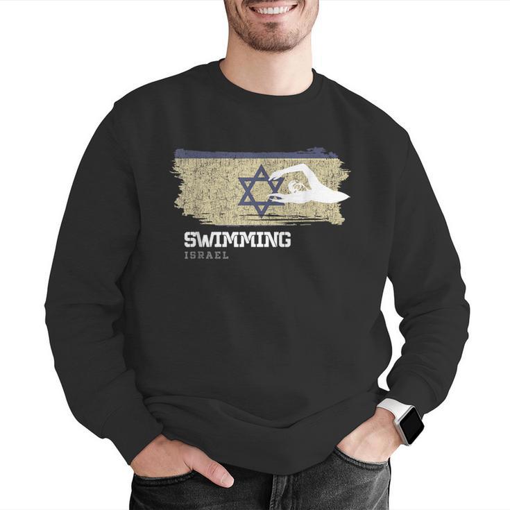 Israel Swimming Swimmer Water Sports Swimming Men Graphic Sweatshirt Israel Swimming Swimmer Water Sports Swimming Men Graphic Sweatshirt