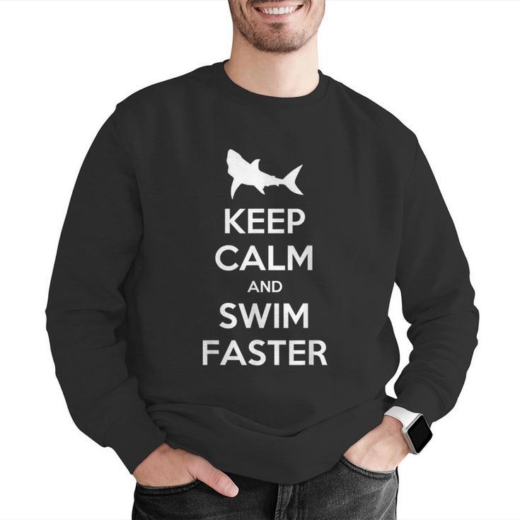 Keep Calm And Swim Faster Swimming T-Shirt Men Graphic Sweatshirt Keep Calm And Swim Faster Swimming T-Shirt Men Graphic Sweatshirt