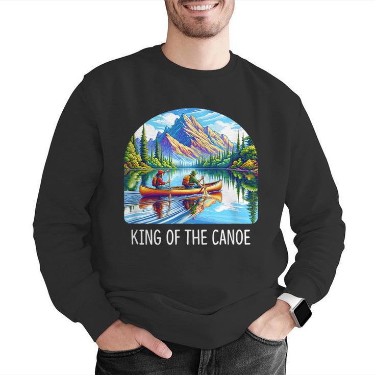 King Of The Canoe Canoeing Men Graphic Sweatshirt