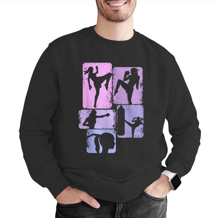 Muay Thai Thai Boxes Girls Kids Women Men Graphic Sweatshirt