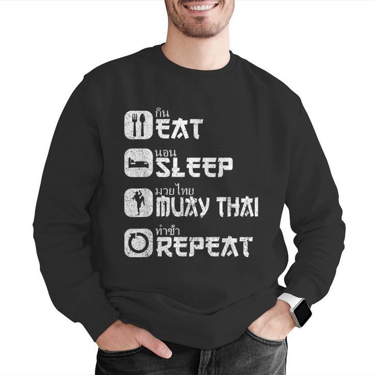 Muay Thai Boxing Thai Boxer Thai Kickboxing Men Graphic Sweatshirt Muay Thai Boxing Thai Boxer Thai Kickboxing Men Graphic Sweatshirt