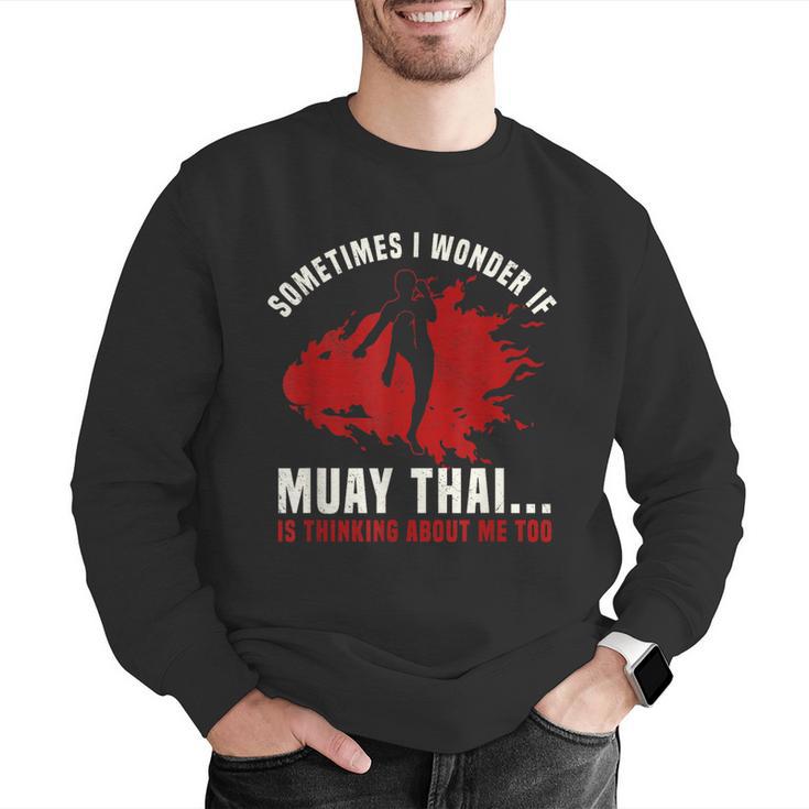 Muay Thai Boxing Teacher Kickboxing Martial Arts Instructor Men Graphic Sweatshirt Muay Thai Boxing Teacher Kickboxing Martial Arts Instructor Men Graphic Sweatshirt