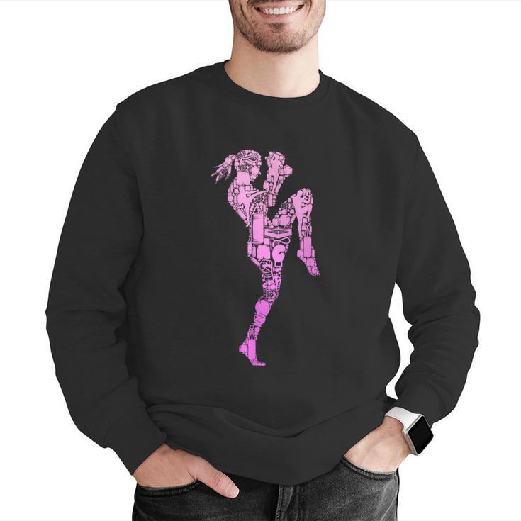 Muay Thai Thai Boxing Women Girls Children Men Graphic Sweatshirt