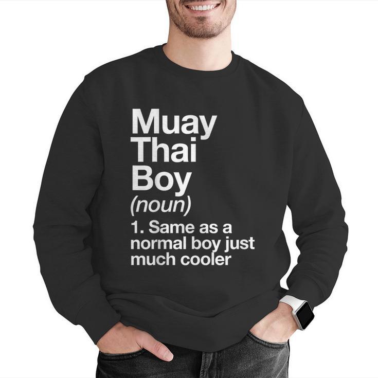 Muay Thai Boy Definition Martial Arts Sports Men Graphic Sweatshirt Muay Thai Boy Definition Martial Arts Sports Men Graphic Sweatshirt