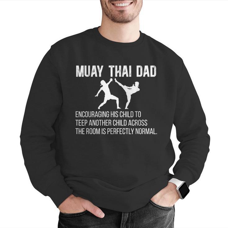 Muay Thai Dad Definition Muay Thai Father Men Graphic Sweatshirt
