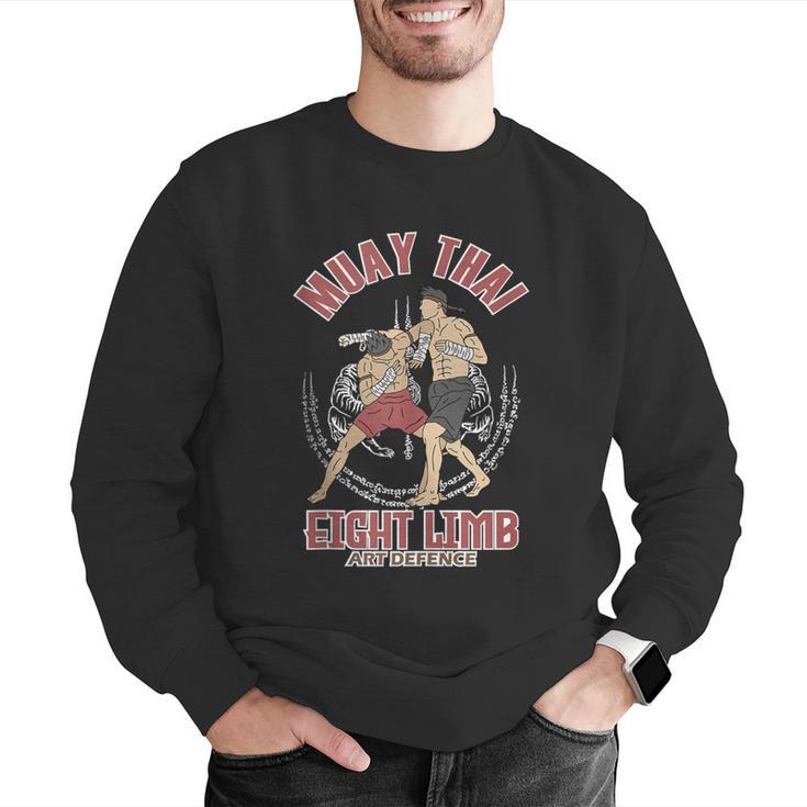 Muay Thai Eight Limb Art Defence Men Graphic Sweatshirt Muay Thai Eight Limb Art Defence Men Graphic Sweatshirt