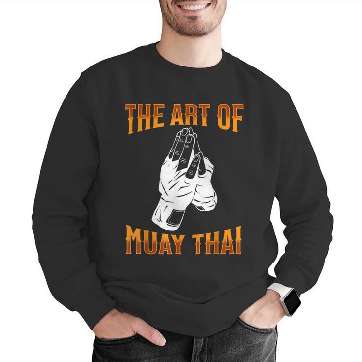 Muay Thai Fighter The Art Of Muay Thai Men Graphic Sweatshirt Muay Thai Fighter The Art Of Muay Thai Men Graphic Sweatshirt