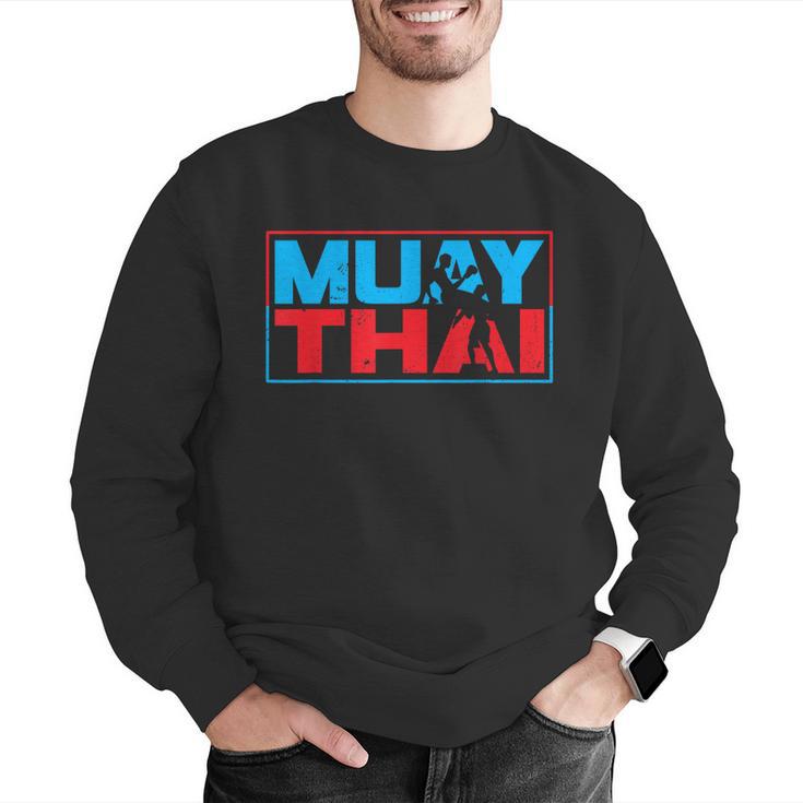 Muay Thai Fighter Boxing Martial Arts Hobby Men Graphic Sweatshirt Muay Thai Fighter Boxing Martial Arts Hobby Men Graphic Sweatshirt
