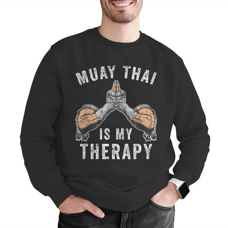 Muay Thai Fighter Martial Arts Sport Muay Thai Men Graphic Sweatshirt