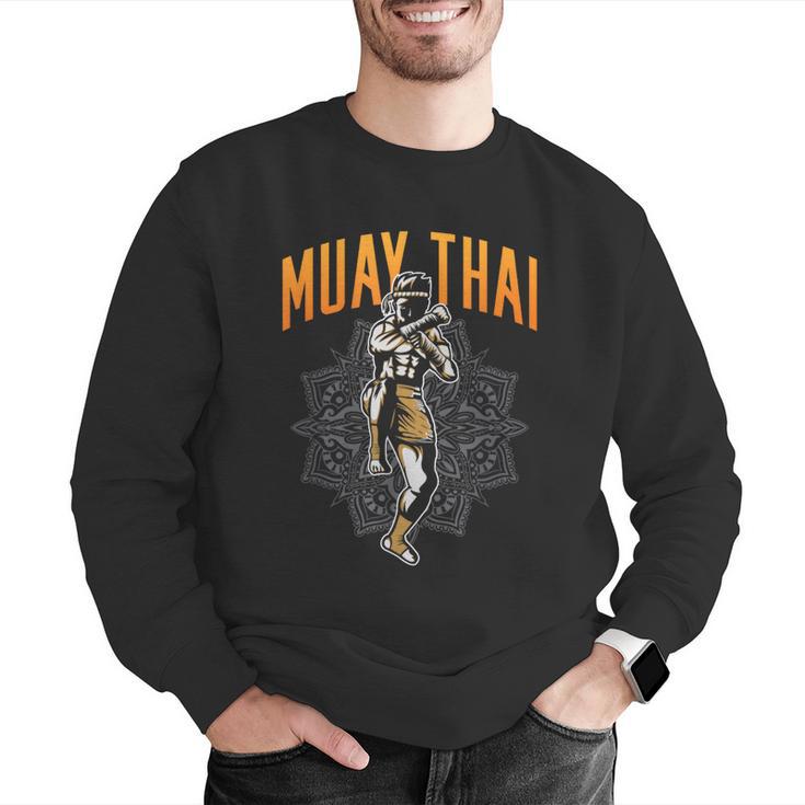 Muay Thai Hobby Martial Arts Fighter Boxing Men Graphic Sweatshirt Muay Thai Hobby Martial Arts Fighter Boxing Men Graphic Sweatshirt