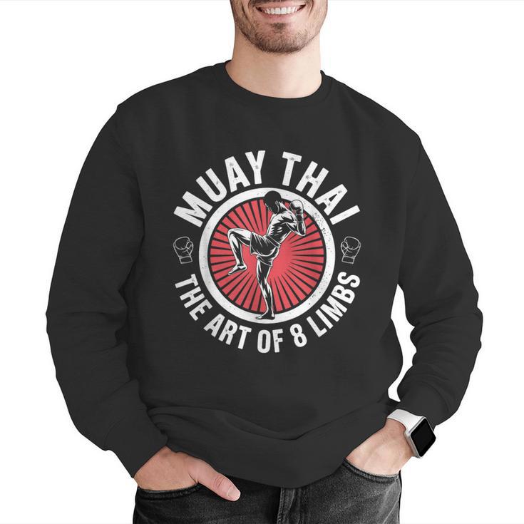 Muay Thai For Men Women Kids Mixed Martial Arts Men Graphic Sweatshirt Muay Thai For Men Women Kids Mixed Martial Arts Men Graphic Sweatshirt