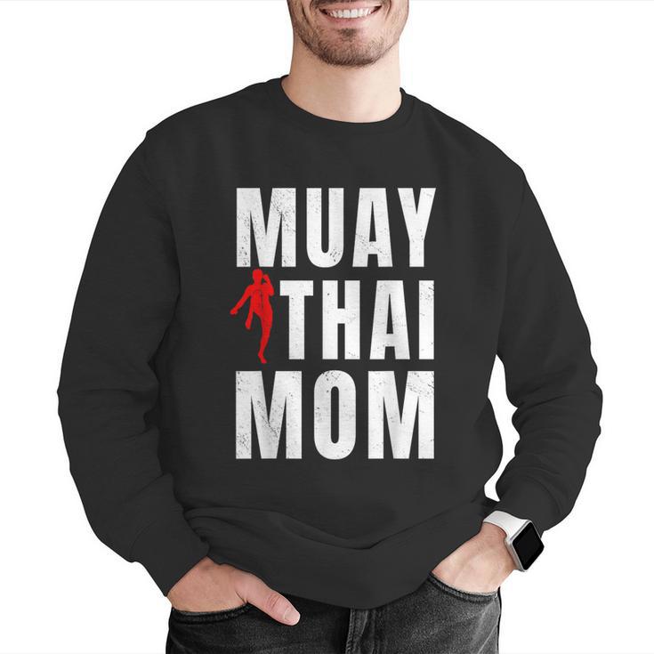 Muay Thai Mom Martial Artis Combat Sports Mother's Day Men Graphic Sweatshirt Muay Thai Mom Martial Artis Combat Sports Mother's Day Men Graphic Sweatshirt