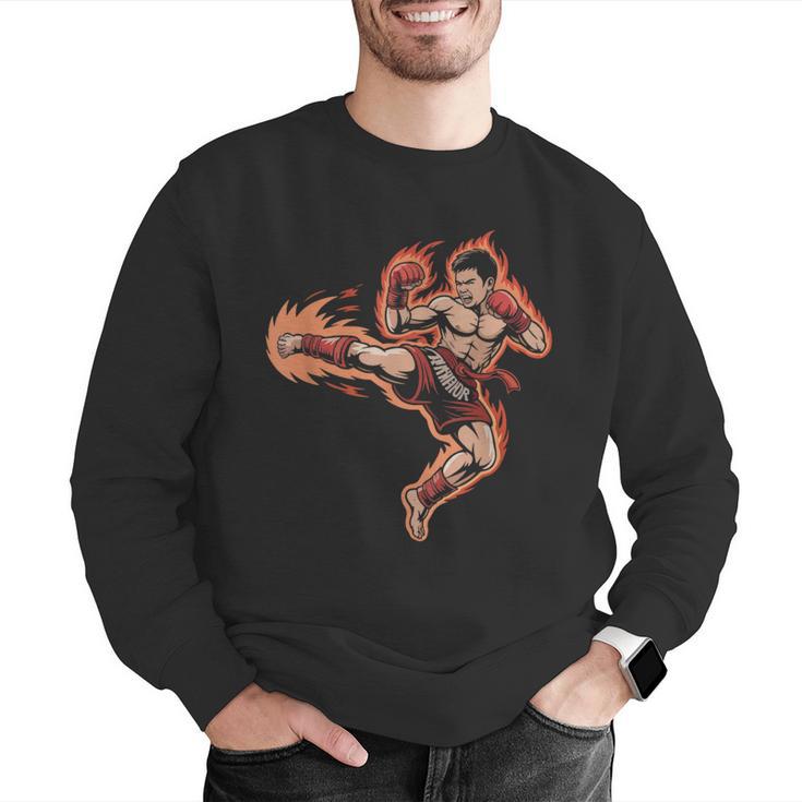 Muay Thai Mongkol Headband Minimal Clean Art Fighter Men Graphic Sweatshirt Muay Thai Mongkol Headband Minimal Clean Art Fighter Men Graphic Sweatshirt