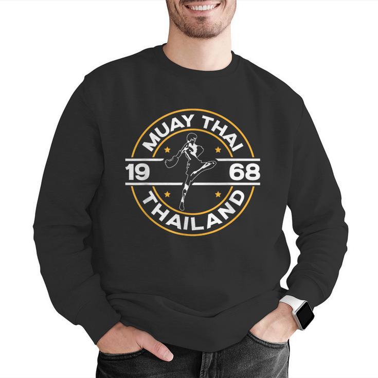 Muay Thai Thailand Fighter Fighting Combat 1969 Thai Boxing Men Graphic Sweatshirt Muay Thai Thailand Fighter Fighting Combat 1969 Thai Boxing Men Graphic Sweatshirt