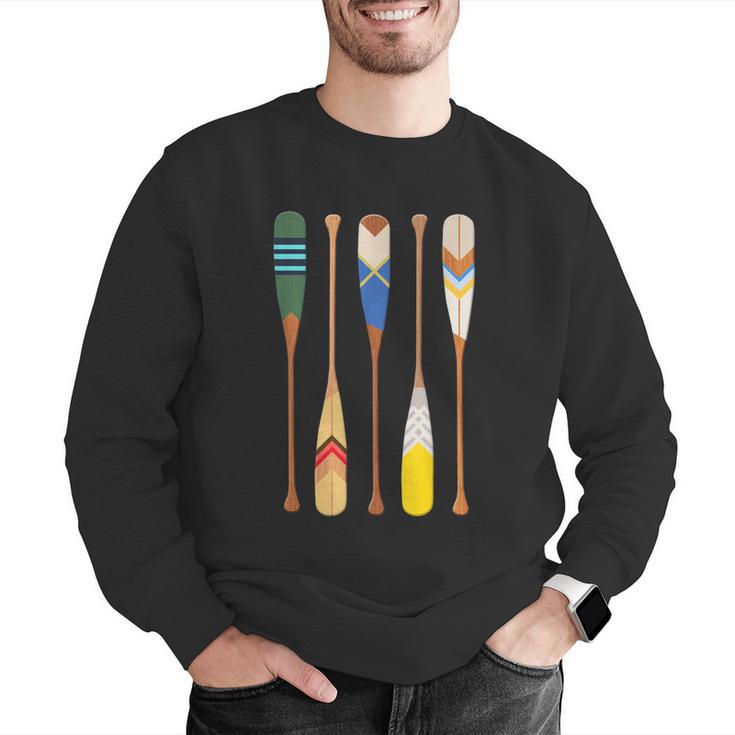 Paddle Canoe Men Graphic Sweatshirt