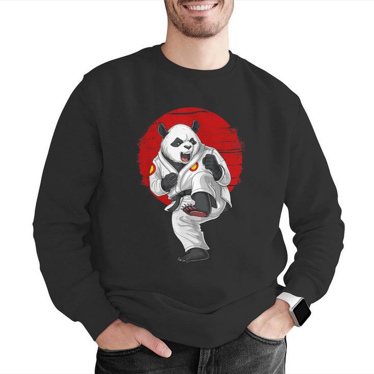 Panda Bear Karate Kickboxing Muay Thai Martial Arts Men Graphic Sweatshirt Panda Bear Karate Kickboxing Muay Thai Martial Arts Men Graphic Sweatshirt